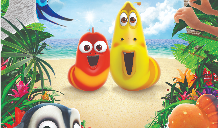 Larva Beach Scene